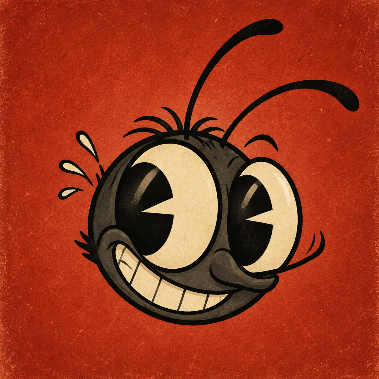 Fin’s grinning cartoon face